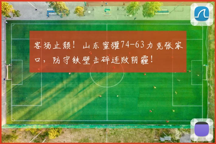 客场止颓!山东蜜獾74-63力克张家口,防守铁壁击碎连败阴霾!